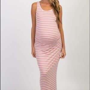 Pink Blush Maternity Maxi Dress